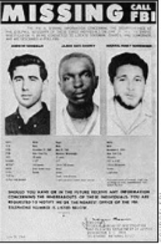Murders of James Chaney, Andrew Goodman, Michael Schwerner