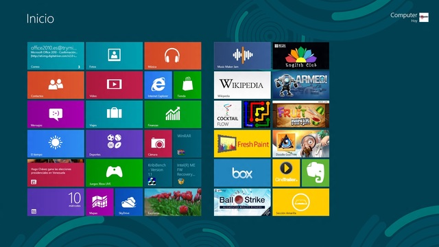 Windows 8 presenta aplicaciones y mosaicos