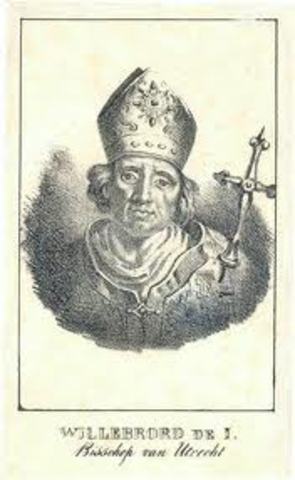 Willibrord Preaches to the Vikings