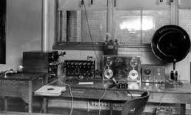 First Radio Broadcast