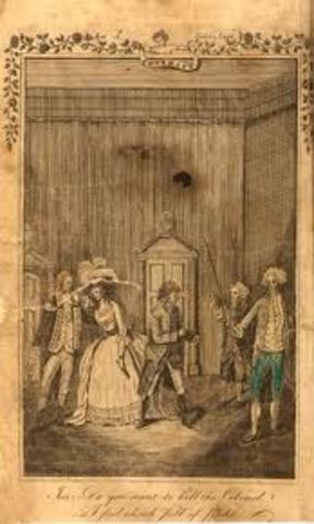 1st American comedy, "The Contrast," made its debut in NYC