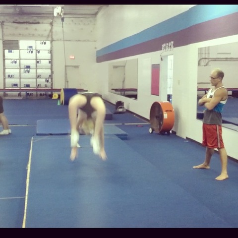 First Backhandspring