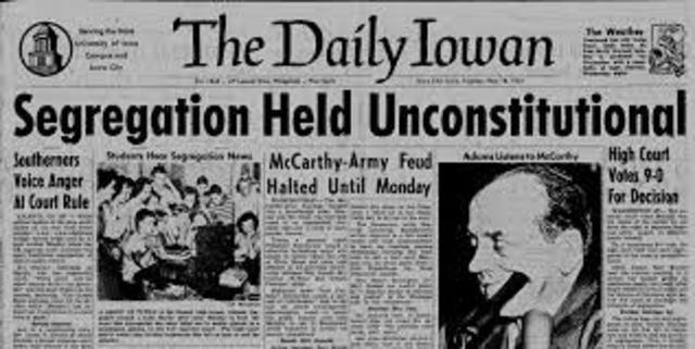 Brown Verses the Board of education