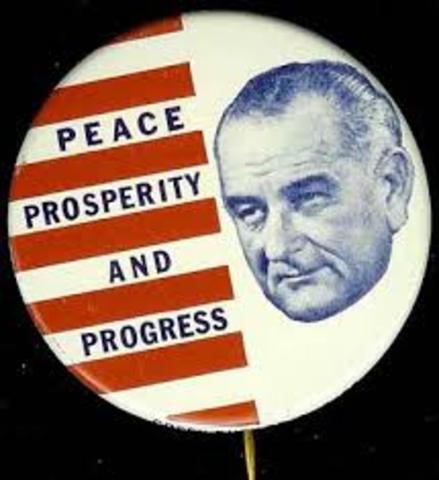 President Johnson is Re-Elected