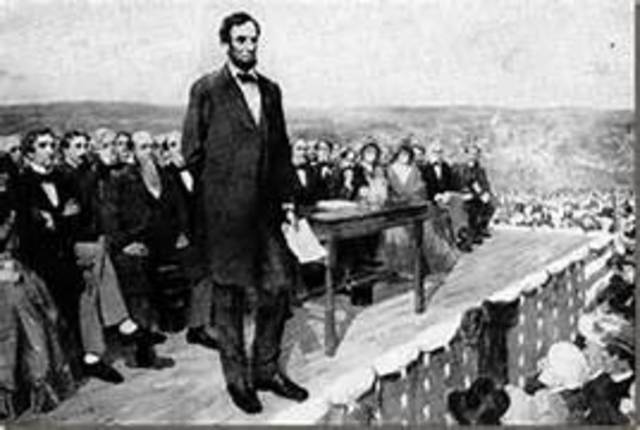 Lincoln Delivers The Gettysburg Address