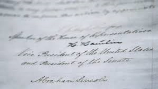 The 13th Amendment is ratified abolishing all slavery