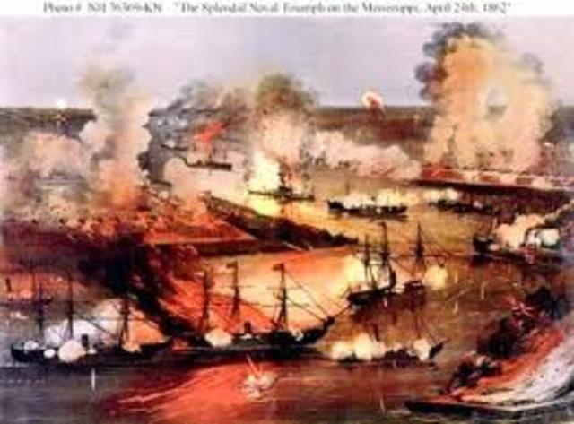 New orleans falls to the union