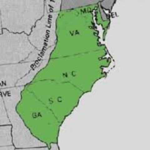 The Begining Of The Southern Colonies