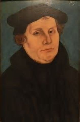 Martin Luther posts his 95 Thesis