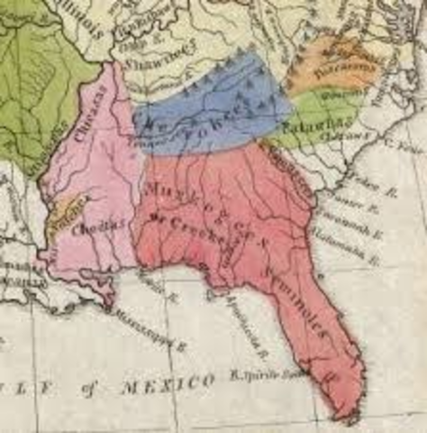 Choctaw Creek and Chickasaw Removal