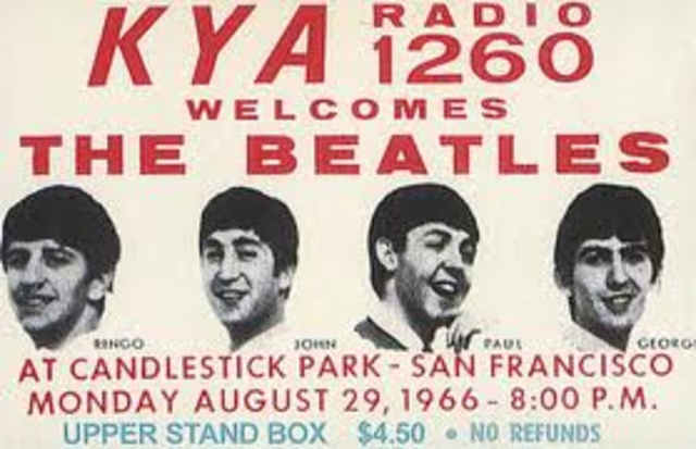 Beatles play last concert