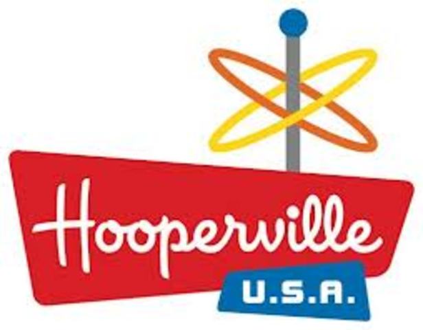 Bud arrives in Hooperville.