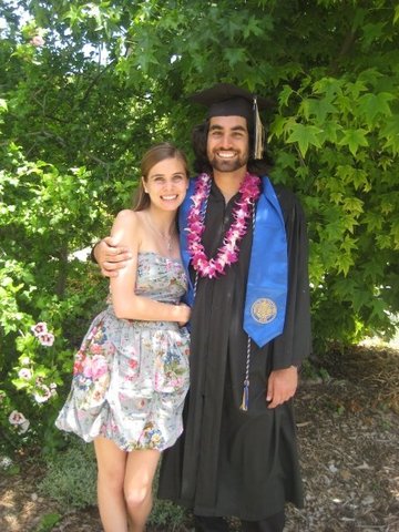 Navid Graduates with his BA