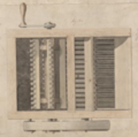 Creation of Cotton Gin by Eli Whitney
