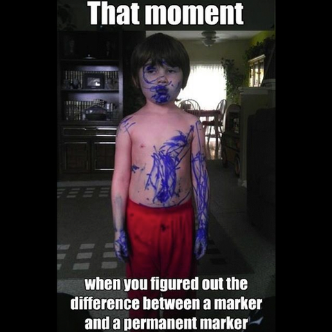 Autonomy vs. Shame/Doubt: The Permanent Marker