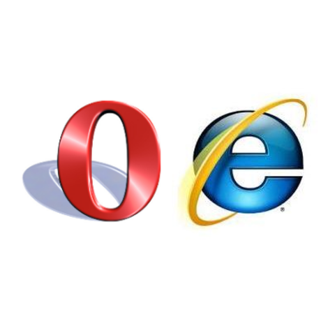 Opera and Internet Explorer