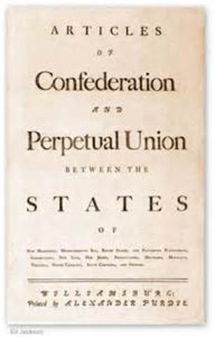 Articles of Conferation ratafied by all thirteen sates
