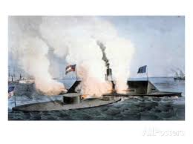 Battle of the  Monitor and the Merrimack