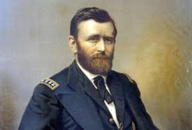 Ulysses S. Grant becomes the Union General