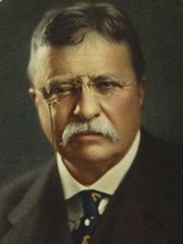 Pres Theodore Roosevelt (1st American) awarded Nobel Peace Prize
