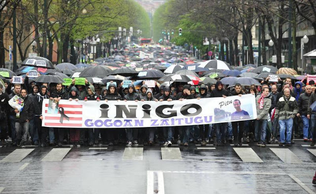MUERTE DE IÑIGO CABACAS SUCEDIDA POR PROTESTAS CIUDADANAS