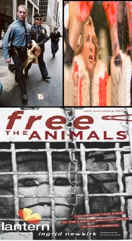 "שחררו את בעלי החיים" - ספרה של אינגריד ניוקירק (יו"ר פיט"א) על ההיסטוריה של ההחזית לשחרור בעלי החיים המציגה באור חיובי - יוצא לאור ובהמשך מביא את קית' שאנון ליצור את סרטה "מאחורי המסכה" על החזית לשחרור בעלי החיים בהשראתו