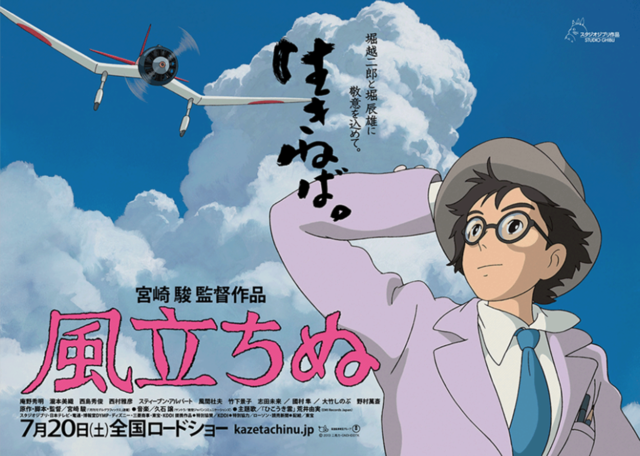 Most Recent Film (Awards Many Pending & Nominated) “The Wind Rises”