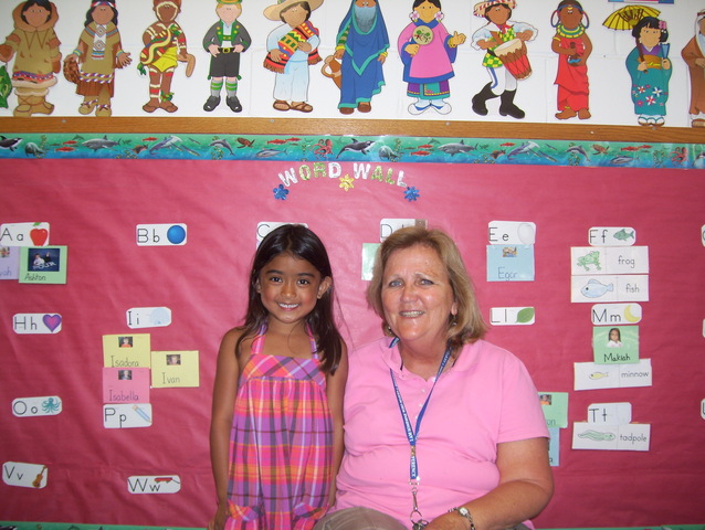 My first day of preschool