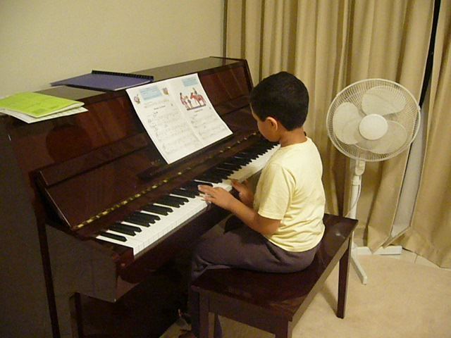 First Instrument - Piano.