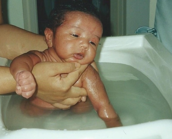 First Bath.