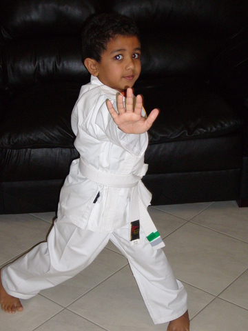 Starting Karate.