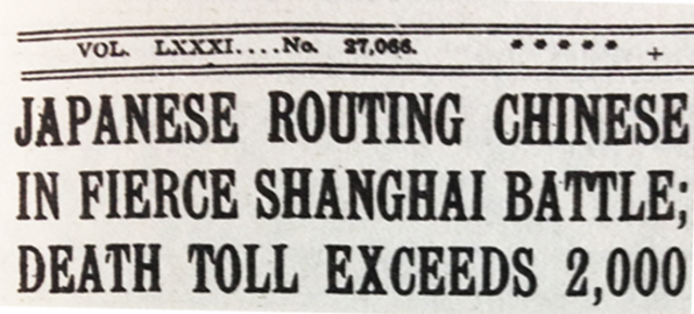 ...FIERCE SHANGHAI BATTLE [BEGINS]