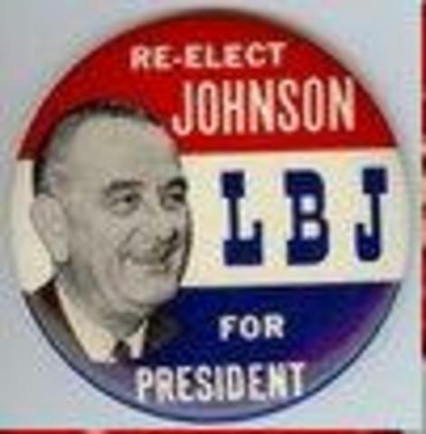 LBJ is Re-Elected