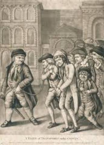 Movement of People - transportation of convicts to NSW