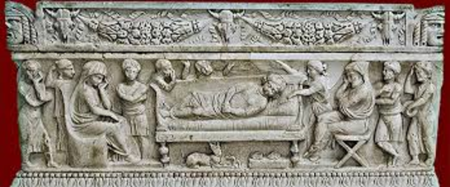 Crassus one of the leaders dies in 53 B.C