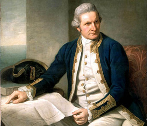 James cook discovered the east coast in 1770.