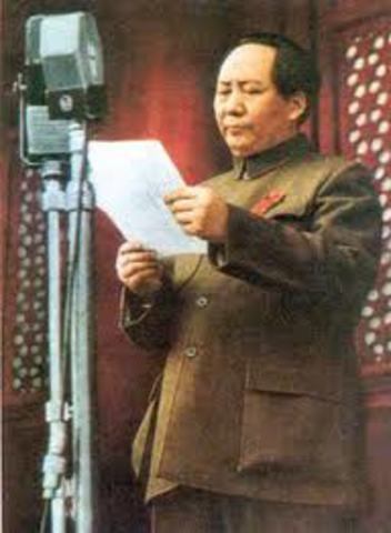 Mao Zedong's people's Republic of China