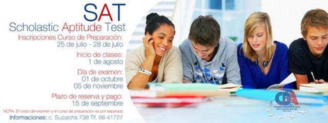 administracion de la prueba Scholastic Aptitude Test