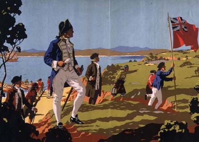 Captain James Cook lands in Botany Bay