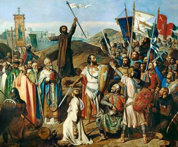 French and Italian Crusaders captured jerusalem