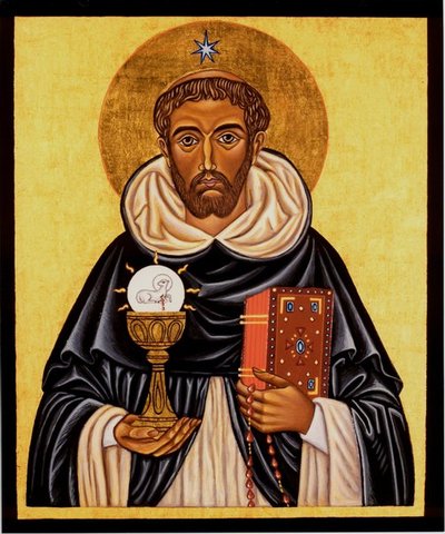 Saint Dominic founded the Dominicans