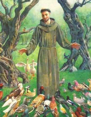 Saint Francis founded the Franciscans