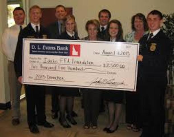 FFA became one of a few organizations to receive a federal charter