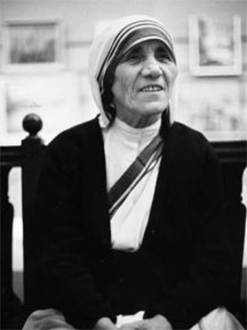 Teresa left being a nun and went to teach at St. Marys