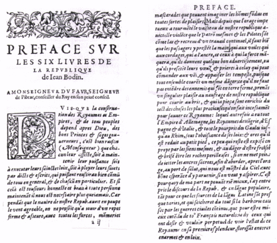 Jean Bodin - Les Six livres de la République