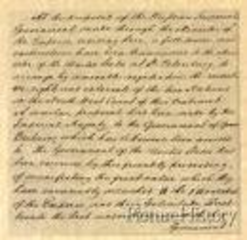 1823 Monroe Doctrine created