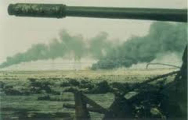 Persian Gulf War Begins