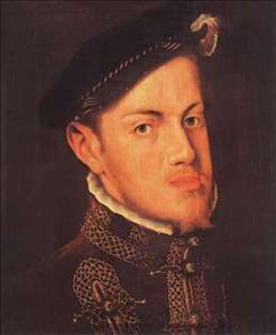 Philip II is crowned King of Spain