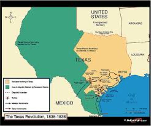 1835 The Revoulution of texas