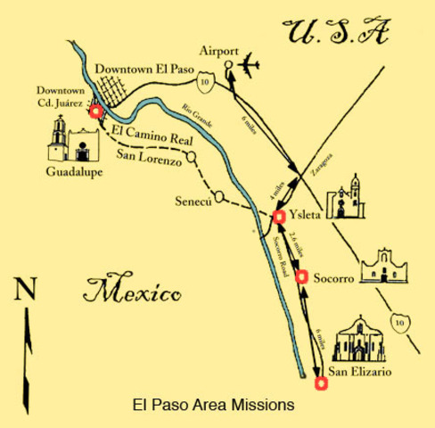 San Elizario, Socorro and Ysleta become American towns. The people retain ownership of the lakes.